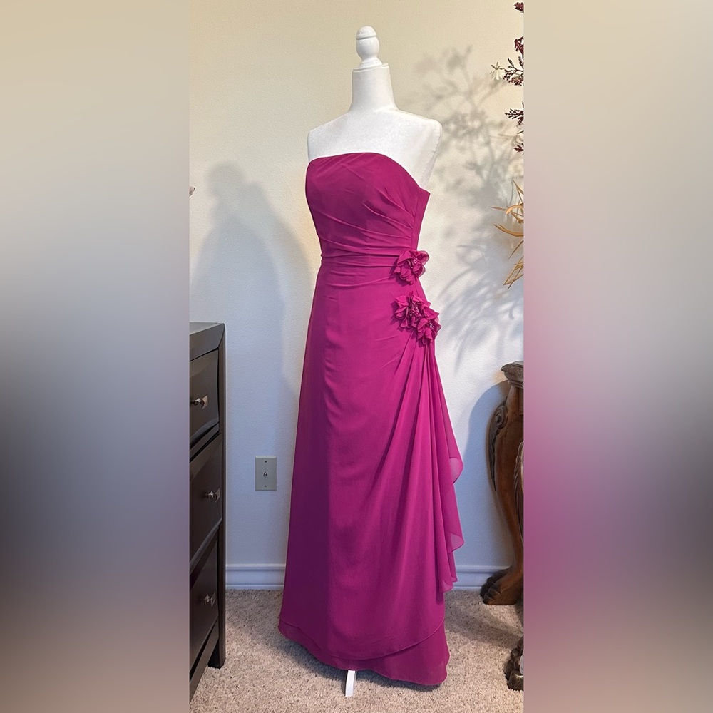 Elegant Pink Evening Gown